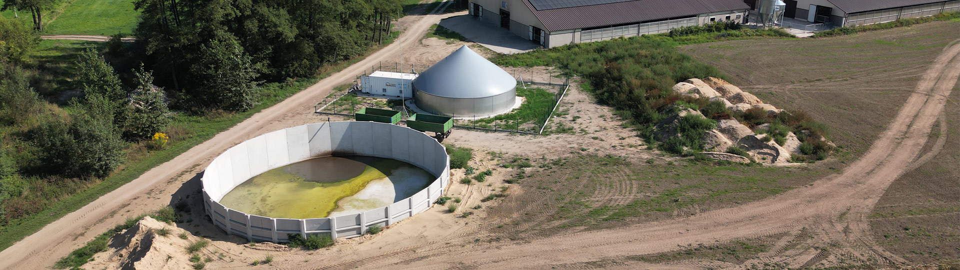 Zbiorniki do biogazowni, fermentacyjne i pofermentacyjne