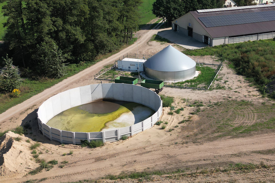 Zbiorniki do biogazowni, fermentacyjne i pofermentacyjne